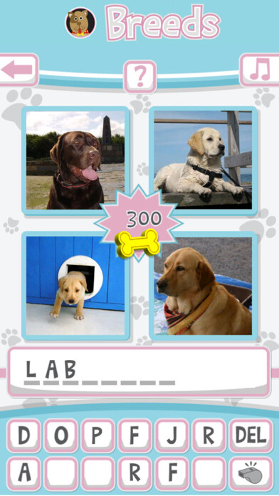 Emulate iPhone app Breeds: The Dog Name Game - the Favorite ‘Guess the Word’ game of Dog Lovers using MyAndroid Emulate iPhone app Breeds: The Dog Name Game - the Favorite ‘Guess the Word’ game of Dog Lovers using MyAndroid