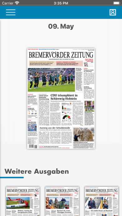 Emulate iPhone app Bremervörder Zeitung using MyAndroid Emulate iPhone app Bremervörder Zeitung using MyAndroid