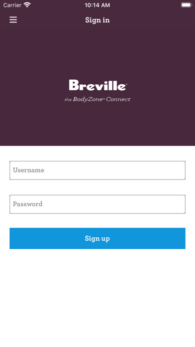 Emulate iPhone app Breville BodyZone Connect™ using MyAndroid Emulate iPhone app Breville BodyZone Connect™ using MyAndroid