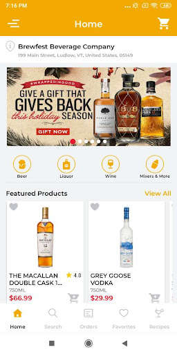 Run android online APK Brewfest Beverage Company from MyAndroid or emulate Brewfest Beverage Company using MyAndroid