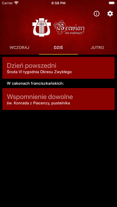 Emulate iPhone app Brewiarz using MyAndroid Emulate iPhone app Brewiarz using MyAndroid