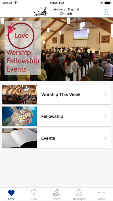 Emulate iPhone app Brewster Baptist MA using MyAndroid Emulate iPhone app Brewster Baptist MA using MyAndroid