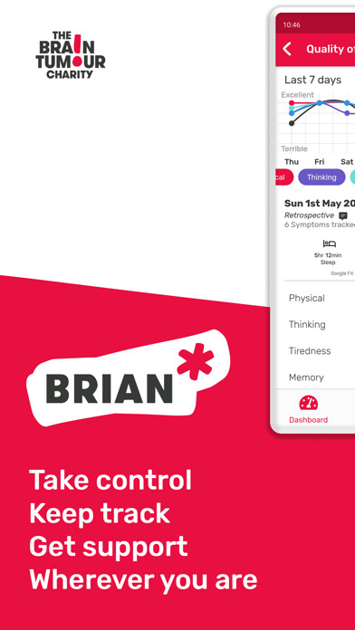 Emulate iPhone app BRIAN – the brain tumour app using MyAndroid