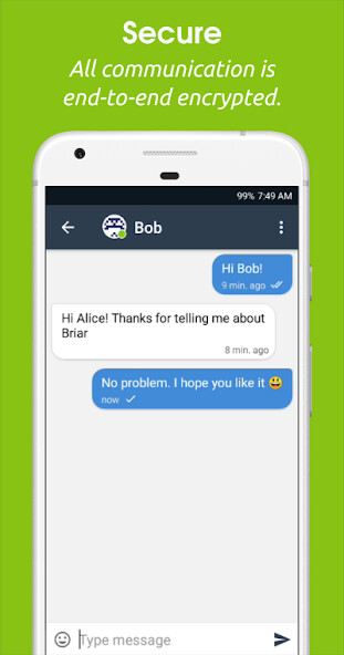 Run android online APK Briar from MyAndroid or emulate Briar using MyAndroid