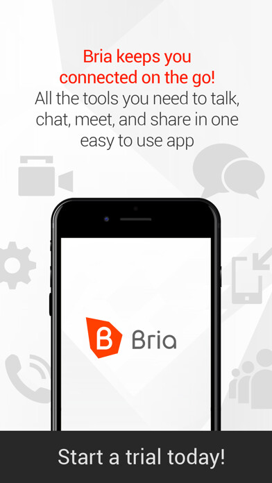 Emulate iPhone app Bria - VoIP Softphone using MyAndroid