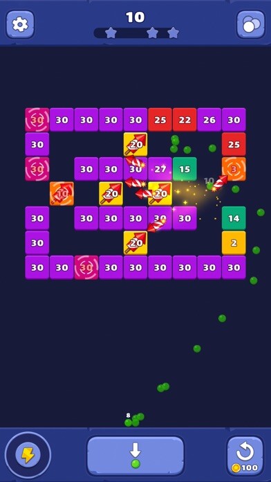 Emulate iPhone app Brick Breaker - Shoot & Blast using MyAndroid