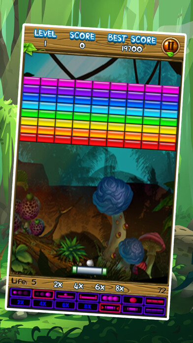 Emulate iPhone app Brick Breaker: Super Breakout using MyAndroid Emulate iPhone app Brick Breaker: Super Breakout using MyAndroid