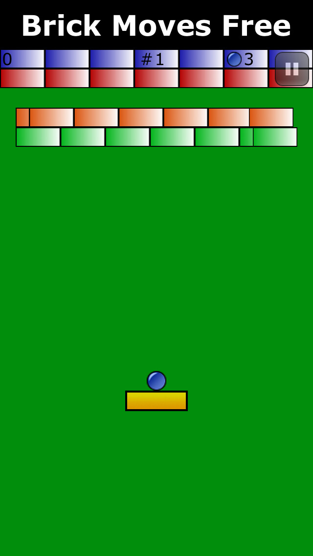 Emulate iPhone app Brick Moves Free using MyAndroid