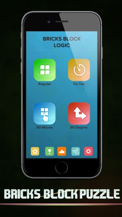 Emulate iPhone app Bricks Block Logic : Grid Puzzle Game using MyAndroid