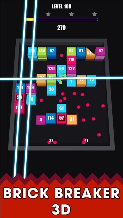 Emulate iPhone app Bricks Breaker - Balls 3D using MyAndroid Emulate iPhone app Bricks Breaker - Balls 3D using MyAndroid