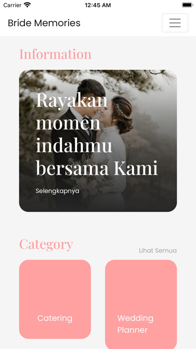 Emulate iPhone app Bridememories using MyAndroid Emulate iPhone app Bridememories using MyAndroid