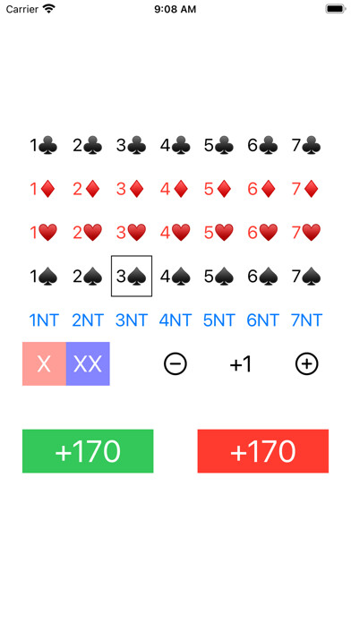 Emulate iPhone app BridgeAssistantCalc using MyAndroid
