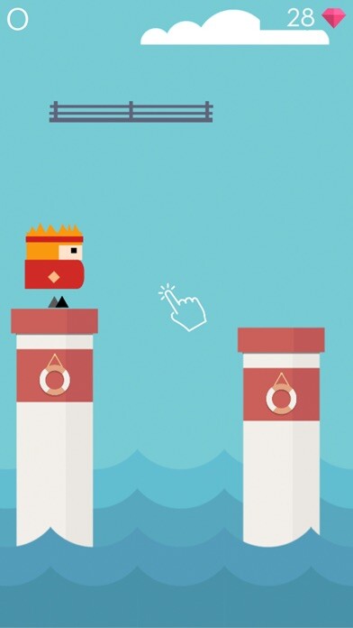 Emulate iPhone app Bridge Cross-Risky River Path using MyAndroid