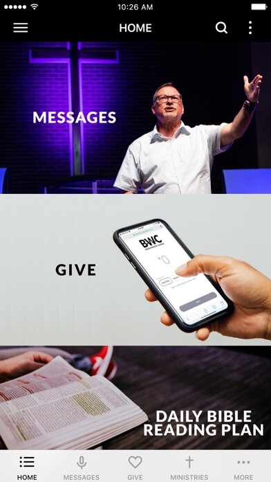 Emulate iPhone app BridgeWater Church App using MyAndroid Emulate iPhone app BridgeWater Church App using MyAndroid