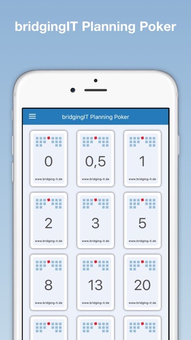 Emulate iPhone app bridgingIT Planning Poker using MyAndroid Emulate iPhone app bridgingIT Planning Poker using MyAndroid