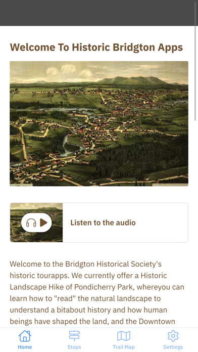 Emulate iPhone app Bridgton Historical Society using MyAndroid Emulate iPhone app Bridgton Historical Society using MyAndroid