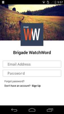 Emulate Android APK Brigade WatchWord
