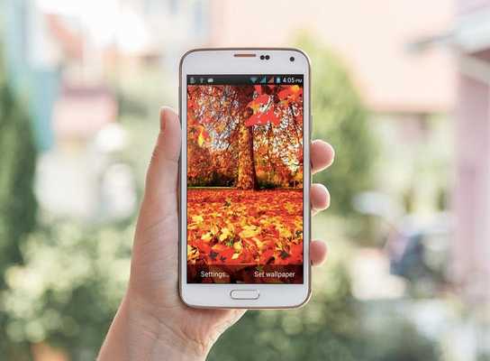 Emulate Android APK Bright Autumn HD LiveWallpaper