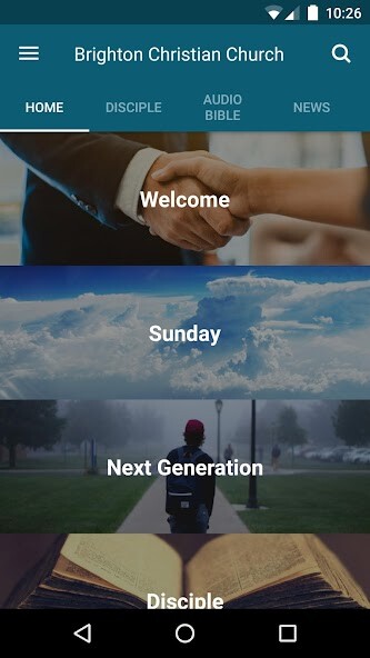 Emulate iPhone app Brighton Christian Church using MyAndroid Emulate iPhone app Brighton Christian Church using MyAndroid