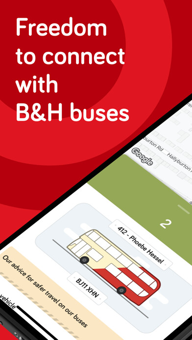 Emulate iPhone app Brighton & Hove buses using MyAndroid