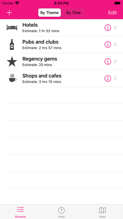 Emulate iPhone app Brighton Pink Plaques using MyAndroid