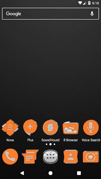 Run android online APK Bright Orange Icon Pack from MyAndroid or emulate Bright Orange Icon Pack using MyAndroid