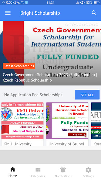 Run android online APK Bright Scholarship Full Funded from MyAndroid or emulate Bright Scholarship Full Funded using MyAndroid Run android online APK Bright Scholarship Full Funded from MyAndroid or emulate Bright Scholarship Full Funded using MyAndroid