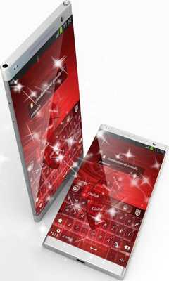 Emulate Android APK Brilliant Red GO Keyboard