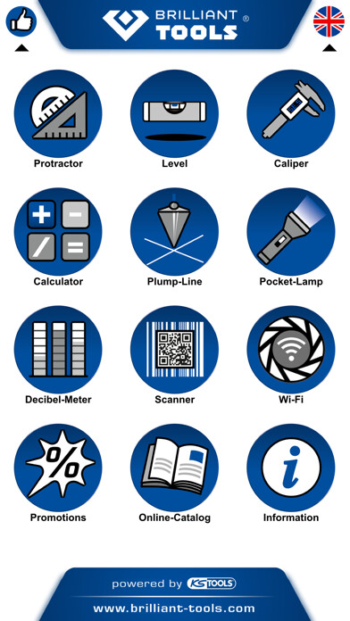 Emulate iPhone app Brilliant Tools using MyAndroid