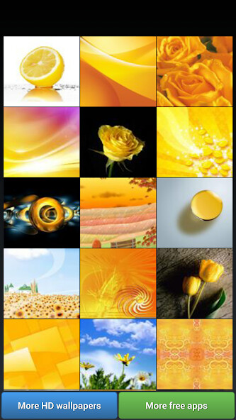 Run android online APK Brilliant Yellow HD Wallpapers from MyAndroid or emulate Brilliant Yellow HD Wallpapers using MyAndroid