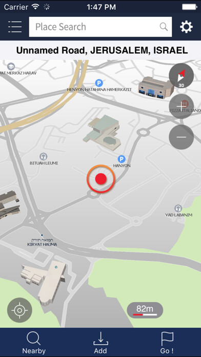 Emulate iPhone app BringGo Israel using MyAndroid
