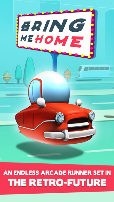 Emulate iPhone app Bring Me Home-Endless Road Crossing with Hopper Hovercraft using MyAndroid