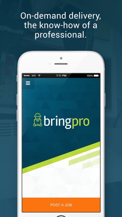 Emulate iPhone app bringpro using MyAndroid