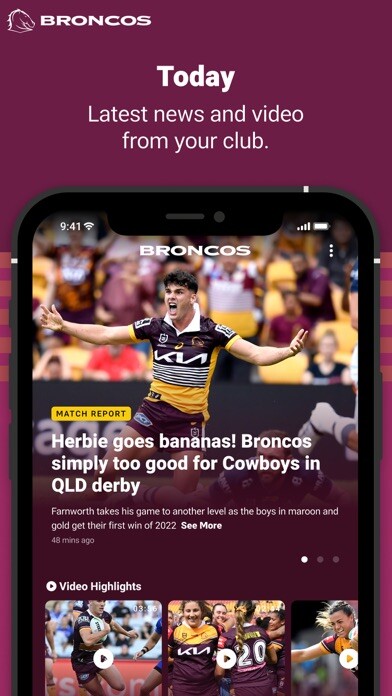 Emulate iPhone app Brisbane Broncos using MyAndroid Emulate iPhone app Brisbane Broncos using MyAndroid