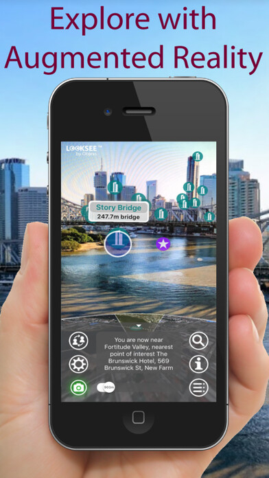 Emulate iPhone app Brisbane Looksee AR using MyAndroid Emulate iPhone app Brisbane Looksee AR using MyAndroid