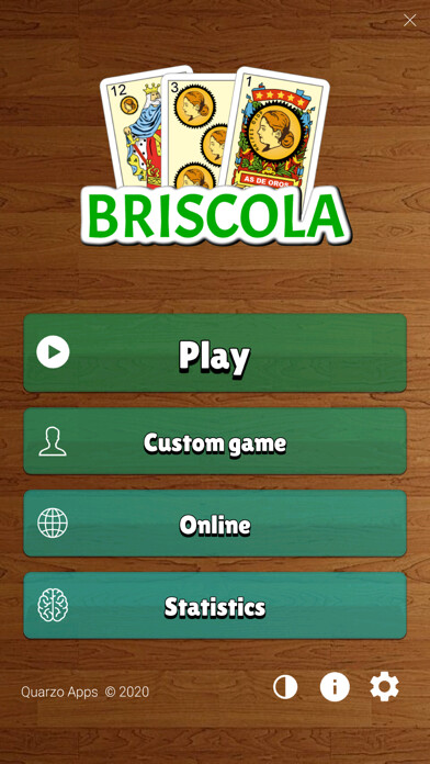 Emulate iPhone app Briscola - La Brisca using MyAndroid