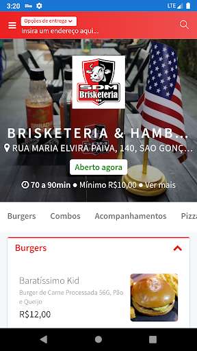 Run android online APK Brisketeria & Hamburgueria BBQ from MyAndroid or emulate Brisketeria & Hamburgueria BBQ using MyAndroid