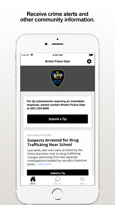 Emulate iPhone app Bristol PD using MyAndroid Emulate iPhone app Bristol PD using MyAndroid