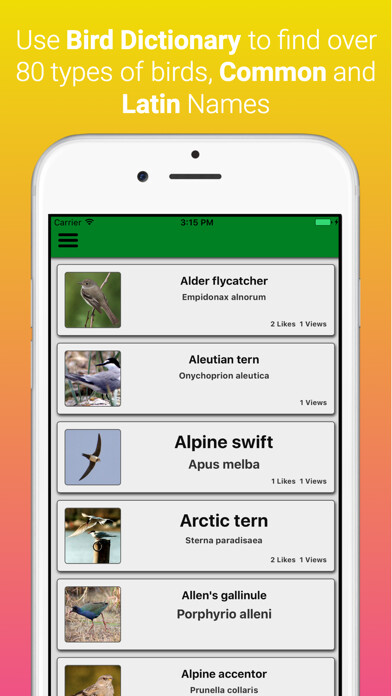 Emulate iPhone app Britain UK Birds Dictionary using MyAndroid Emulate iPhone app Britain UK Birds Dictionary using MyAndroid