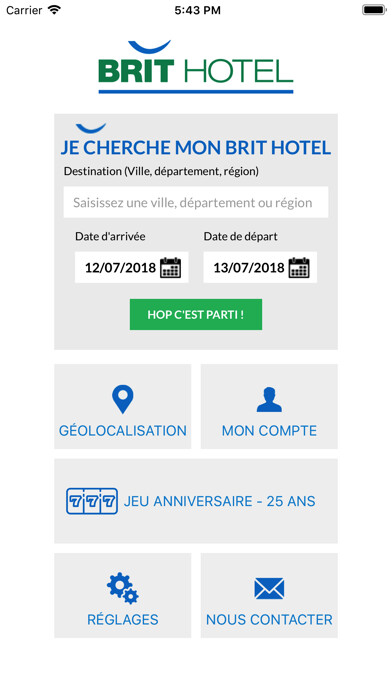 Emulate iPhone app Brit Hotel using MyAndroid