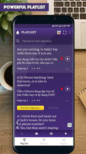 Run android online APK British English Sentences Master from MyAndroid or emulate British English Sentences Master using MyAndroid