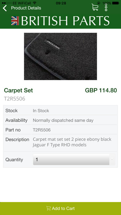 Emulate iPhone app British Parts using MyAndroid Emulate iPhone app British Parts using MyAndroid