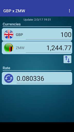 Run android online APK British Pound x Zambian Kwacha from MyAndroid or emulate British Pound x Zambian Kwacha using MyAndroid