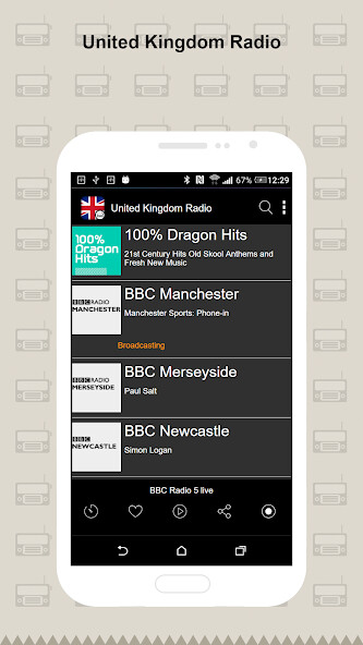 Emulate Android APK British Radio