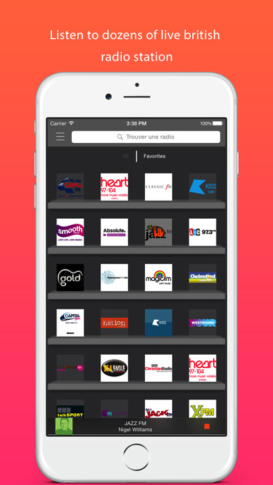 Emulate iPhone app British Radios : the best of the UK radio using MyAndroid Emulate iPhone app British Radios : the best of the UK radio using MyAndroid