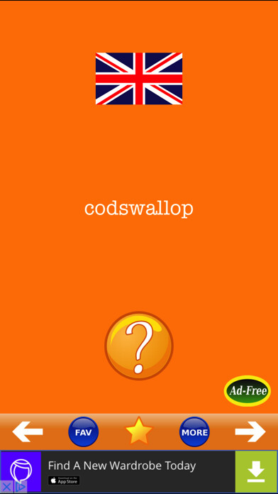 Emulate iPhone app British Slang! New Dictionary of Urban Slangs Quiz using MyAndroid Emulate iPhone app British Slang! New Dictionary of Urban Slangs Quiz using MyAndroid