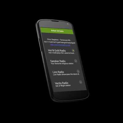 Emulate Android APK British-UK Radio