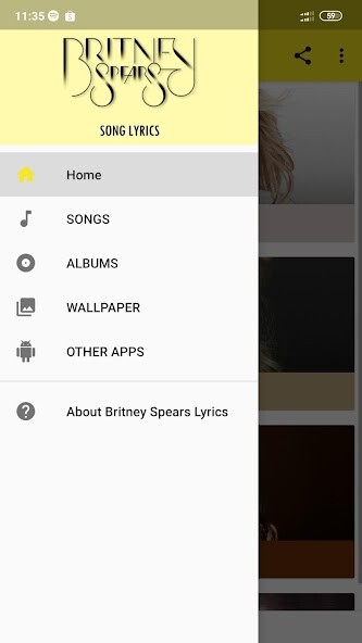 Run android online APK Britney Spears Lyrics from MyAndroid or emulate Britney Spears Lyrics using MyAndroid