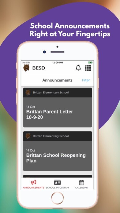 Emulate iPhone app Brittan School District using MyAndroid Emulate iPhone app Brittan School District using MyAndroid