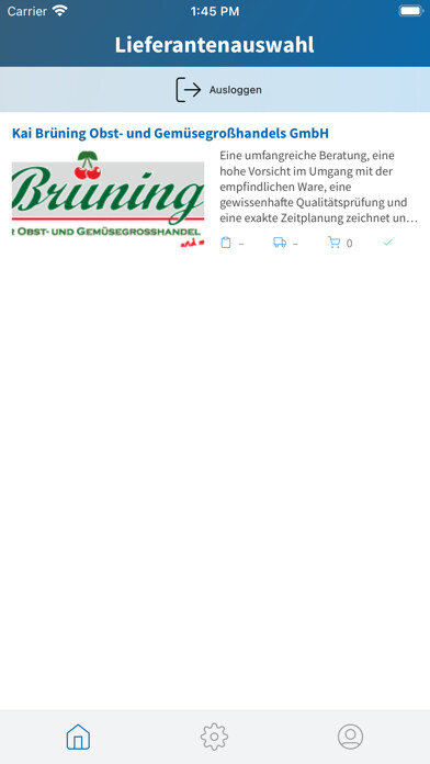 Emulate iPhone app Brüning Bestell-App using MyAndroid Emulate iPhone app Brüning Bestell-App using MyAndroid